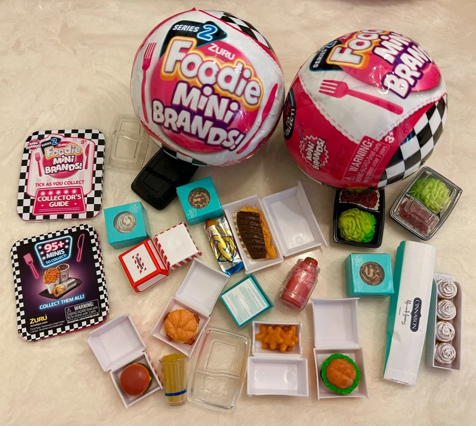 FOODIE 2 Mini Brands Zuru 5 Surprise Miniature Toys YOU PICK Combined Shipping - Image 1 of 1