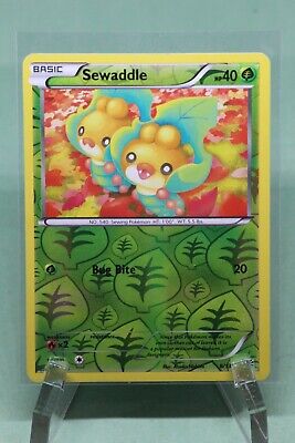 Sewaddle Reverse Holo/Shiny - 8/135 Plasma Storm Excellent - Pokemon Card