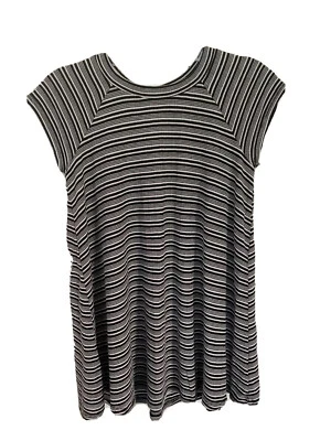 Vestido túnica soprano túnica rayas blanco y negro para niña mediano 10/12. Foto 1 de 4