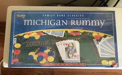 VINTAGE - NIB & Sealed 2001 MICHIGAN RUMMY FAMILY BOARD GAME BY Fundex, Complete - Image 1 of 2