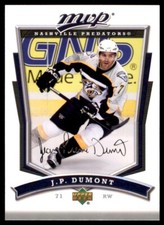 2007-08 Upper Deck MVP J.P. Dumont #216