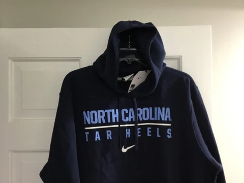 NWT-Men’s North Carolina Tar Heels UNC Nike Hoodie Hooded Sweatshirt-XL or 2XL Cover
