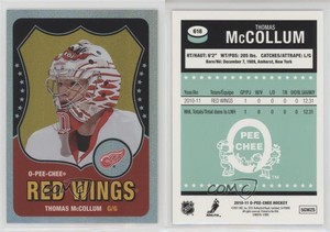 2011-12 O-Pee-Chee 2010-11 Marquee Rookies Update Rainbow Retro Thomas McCollum