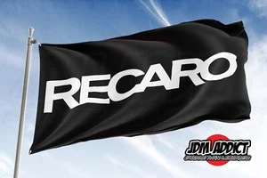Bandera de taller de garaje estilo Recaro - 150 x 90 cm - 3 x 5 pies JDM Nobori - Imagen 1 de 7
