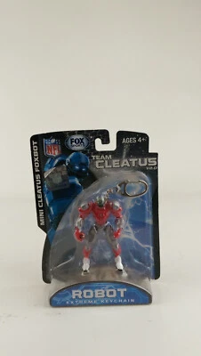 New Fox Cleatus Fox Robot Action Figure Key Chain Fob Tampa Bay Buccaneers - Image 1 of 4