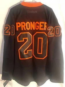Reebok Premier NHL Jersey PHILADELPHIA Flyers Pronger Black Ice sz S - Picture 1 of 2