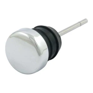 HARLEY DAVIDSON OIL TANK PLUG/DIPSTICK (SHORT); CHROME, 84-99 SOFTAIL, 82-03 XL - Picture 1 of 1