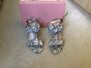 Moda In Pelle animal Print Sandals Size 6 - Picture 1 of 3