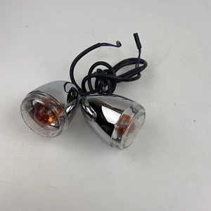 Arrow Replacement Chrome Front L/R Turn Signal Set Harley Davidson Wide Link BT3528 - Picture 1 of 5
