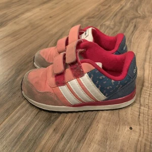 Toddler Girl’s Adidas Shoes Size 8 - Picture 1 of 6