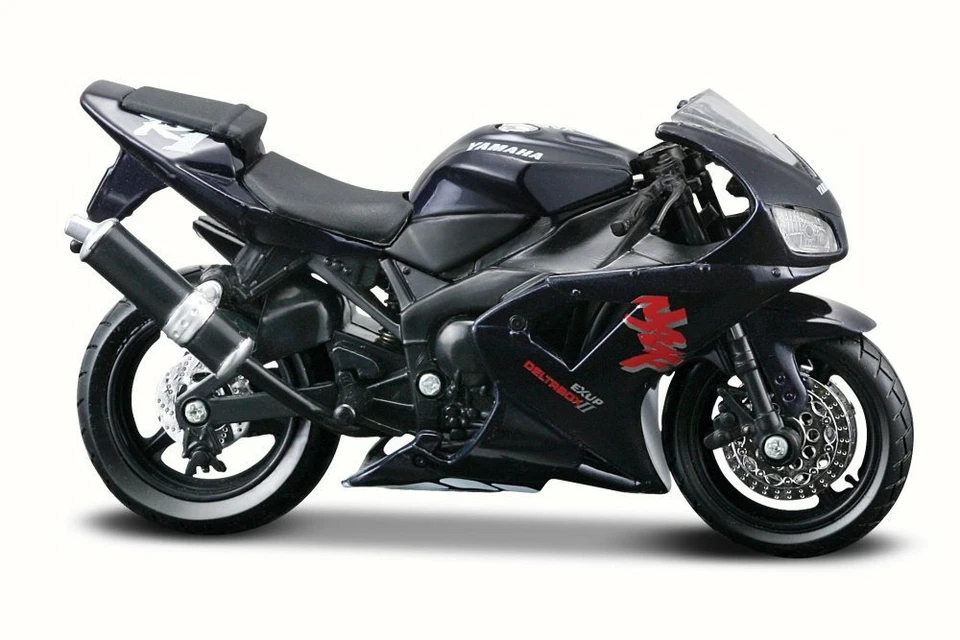 MOTO YAMAHA YZF-R1 AZUL PROFUNDO ESCALA 1/18 DIECAST POR MAISTO 31300/YAM Foto 1 de 1