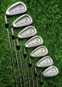 Restored LH Ben Hogan BH-5 Iron Set 4-PW Apex 3 Regular Flex Steel Standard Left - Picture 1 of 24