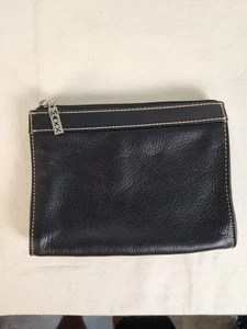 Maxx New York schwarze Leder Damen Geldbörse 7,5" x 5,5" - Bild 1 von 7