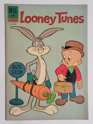Looney Tunes #246 Dell Comics 1962 FN+ 6.5 Era de Prata Bugs Bunny Elmer Fudd - Imagem 1 de 3
