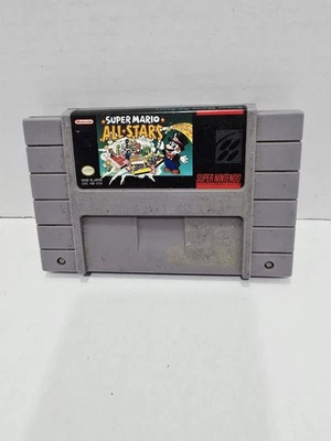 SNES Super Nintendo Super Mario All Stars Game - not tested - Изображение 1 из 4