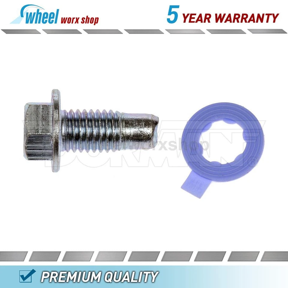 Пробка сливного масла двигателя подходит для Chevrolet C8500 8,1 л 2003 для Chevrolet G10 5,0 л 1995 - Изображение 1 из 4