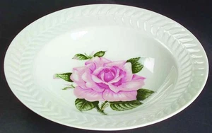 Haviland Rose Rimmed Soup Bowl 197040 - Picture 1 of 1
