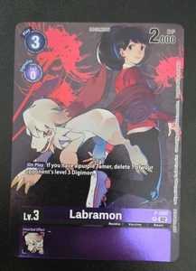 Labramon Alternate Art Foil - P-080 NM - Digimon TCG - Picture 1 of 2
