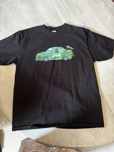 Rare Stussy Racecar Tee Black Men's L Large - Picture 1 of 4