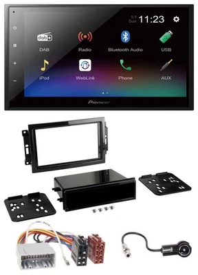 Pioneer USB Bluetooth DAB 2DIN MP3 Autoradio für Chrysler PT Cruiser 300C Dodge - Bild 1 von 4