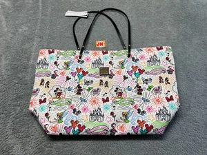 NUEVO Bolso de Mano Disney Dooney And Bourke Boceto Nylon Reversible Blanco Mickey Mouse - Imagen 1 de 6