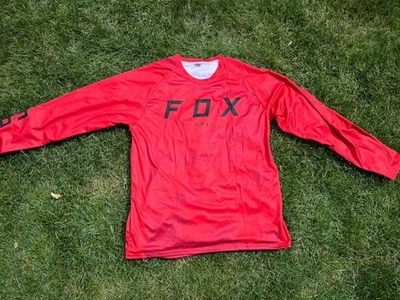 Fox Racing Red Long Sleeve MTB Jersey - Image 1 of 2
