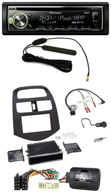 Pioneer MP3 USB CD DAB Lenkrad Autoradio für Chevrolet Spark KLM 2012-2013 - Bild 1 von 4