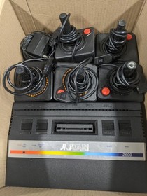Atari 2600 Jr Rainbow Video Game Home Console 5 Controllers 16 Games