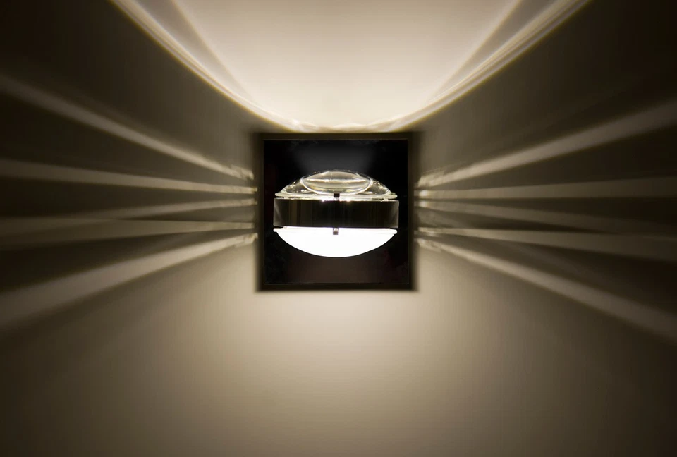 Aplique de pared cromado Besa Lighting OPTOS1W-CLFR-CR Optos Foto 1 de 3