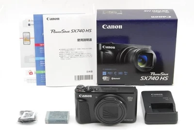 Canon PowerShot SX740 HS 20.3MP 4K Digital Camera 40x Optical Zoom Wi-Fi Black - Image 1 of 4