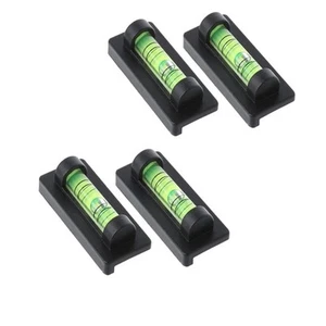 4 PcsLevel 4.7*1.8cm Black+Green BubbleLevel High Quality - Picture 1 of 12