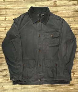Chaqueta Polo Ralph Lauren Pana Cuello Caza Tareas Talla L Color Azul Marino - Imagen 1 de 9