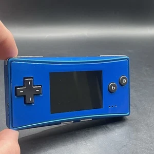 Nintendo Gameboy Micro OXY-001 Cobalt Blue Handheld System Console With Charger - Picture 1 of 14