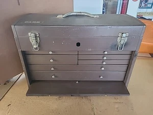 Vintage Park Mfg Co. 7 Drawer Machinists Tool Box Topper Steel Front Model 700 - Picture 1 of 8