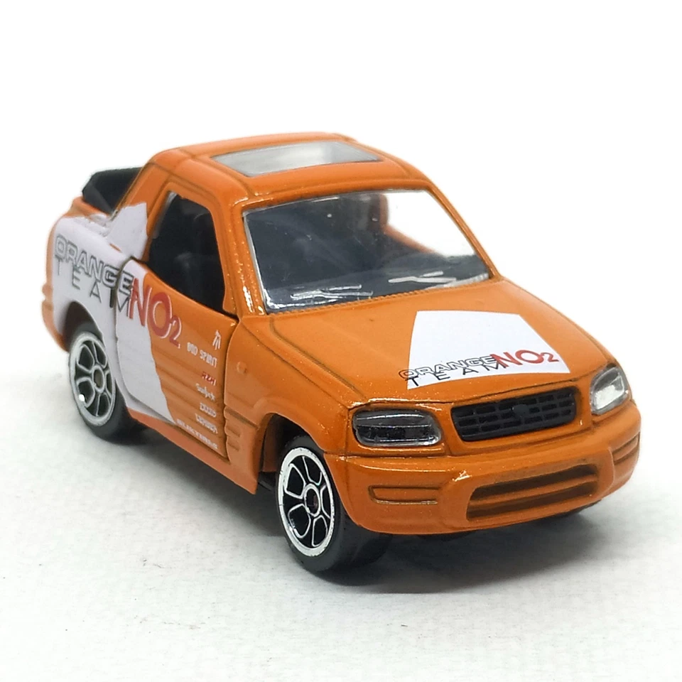 Majorette Toyota Rav 4 Orange Team Nº2 1:50 (3") sin paquete Foto 1 de 4