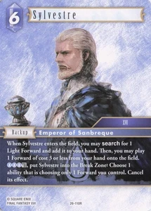 Sylvestre (26-110R), FF TCG - Gunslinger in the Abyss, Normal, Rare - Picture 1 of 2