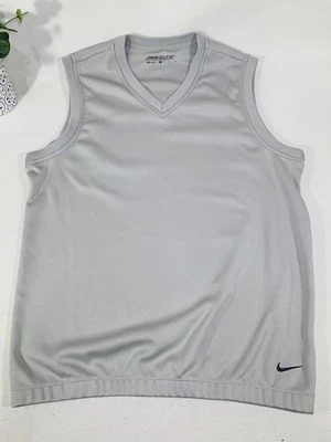 Nike Golf Tour Performance Dri Fit Vest Mens Small Sleeveless Gray Top - Image 1 of 4