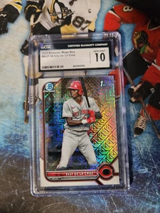 2022 Bowman Mega Box #BCP-50 Elly De La Cruz CGC 10 GEM MINT - Bild 1 von 3