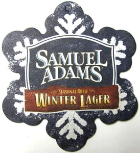 ESTERA SAMUEL ADAMS INVIERNO LAGER cerveza montaña rusa, Navidad, Boston MASSACHUSETTS 2012 - Imagen 1 de 2