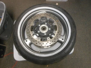 Triumph 17x3.5" Front Wheel Rim & Discs 02-05 Daytona 600 650 T2000255 T2021020 - Picture 1 of 12