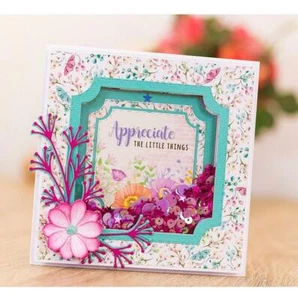 Square Frames Border Metal Cutting Dies Scrapbook Cards Craft Embossing Stencil - Picture 1 of 5