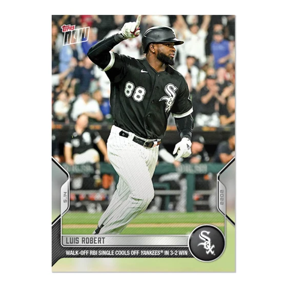 2022 MLB Topps Now 180 Luis Robert White Sox (PR-479) - Image 1 of 2
