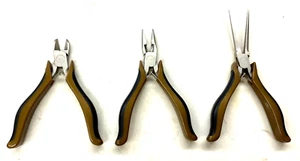 HANDWERKER WERKZEUGE 3-tlg. PROFI PRÄZISIONS MINI ZANGEN SET - Bild 1 von 5