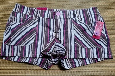 Pantalones Cortos Xhilaration Rosa Rayas Talla 9 Foto 1 de 2