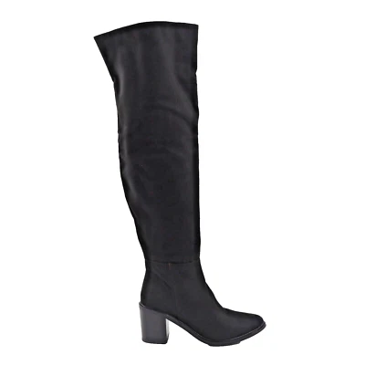 🔥NUEVAS Botas Seychelles Gamuza Sobre la Rodilla Tacón Bloque, Negras 7.5US/37.5EU🔥 Foto 1 de 4