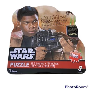 Disney STAR WARS "THE FORCE AWAKENS" FINN 1000 Piece Puzzle Tin CARDINAL #18408 - Picture 1 of 8