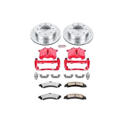 PowerStop Disc Brake Kit - Rear - Fits Chevrolet Silverado 1500 HD 2005, GMC Sie - Image 1 of 4