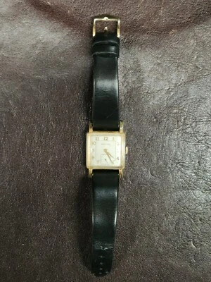 Reloj manual mecánico vintage Hamilton Dewitt para hombre 14K GF Cal. 747 Foto 1 de 4
