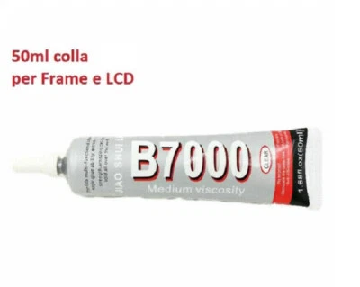 ZHALINDA COLLA B-7OOO 50ML ADESIVA PER RIPARAZIONE FRAME LCD SAMSUNG HUAWEI APPLE OPPO