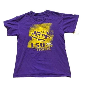 LSU Tigers Shirt Youth Large Louisiana State University NCAA Tiger Eye Boys - Picture 1 of 11